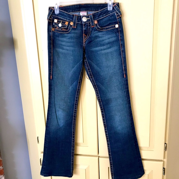 True Religion Rainbow Becky Jeans EUC - Picture 2 of 16